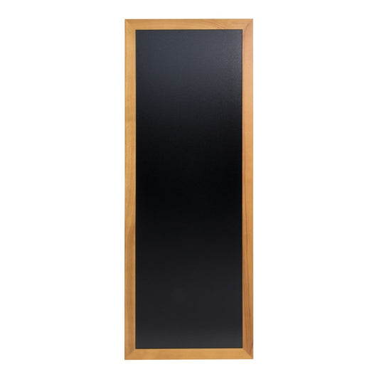 Securit® Wandkreidetafel "Long", Holzrahmen Hellbraun, 56x150cm, Outdoor - Wandtafel - Speedjust Schweiz