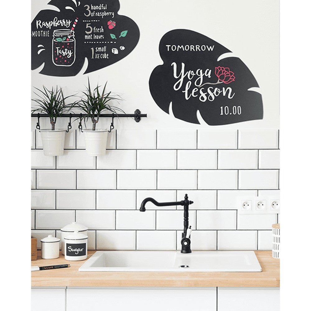 Securit® Wandkreidetafel Silhouette Blatt, 29x44cm - Wandtafel - Speedjust Schweiz