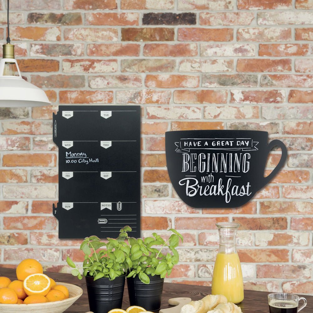 Securit® Wandkreidetafel Silhouette Kaffeetasse, 49x25cm - Wandtafel - Speedjust Schweiz