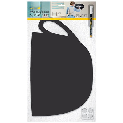 Securit® Wandkreidetafel Silhouette Kaffeetasse, 49x25cm - Wandtafel - Speedjust Schweiz
