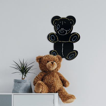 Securit® Wandkreidetafel Silhouette Teddybär, 30x40cm - Wandtafel - Speedjust Schweiz