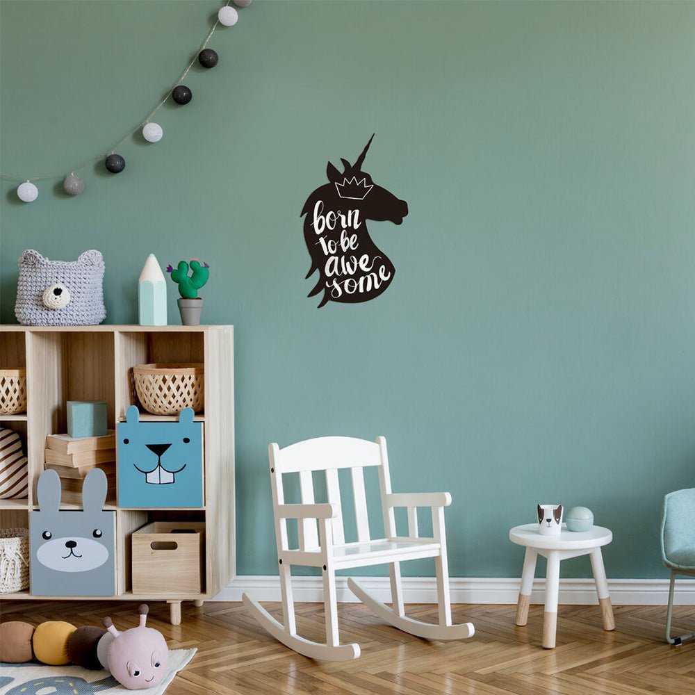 Securit® Wandkreidetafel Silhouette Unicorn, 30x49cm - Wandtafel - Speedjust Schweiz