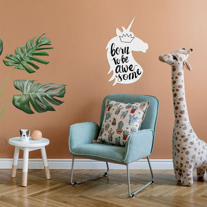 Securit® Wandkreidetafel Silhouette, Unicorn Weiss, 30x49cm - Wandtafel - Speedjust Schweiz