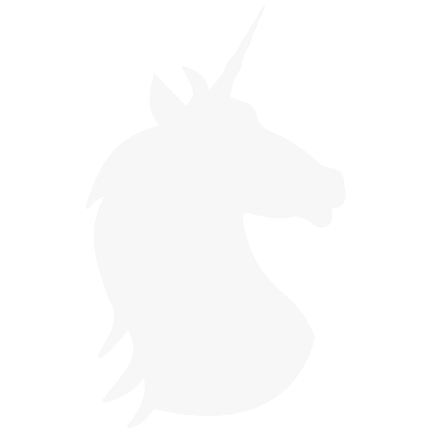 Securit® Wandkreidetafel Silhouette, Unicorn Weiss, 30x49cm - Wandtafel - Speedjust Schweiz