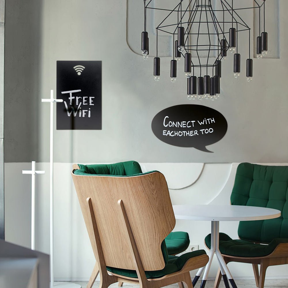 Securit® Wandkreidetafel Silhouette WiFi, 25x38cm - Wandtafel - Speedjust Schweiz