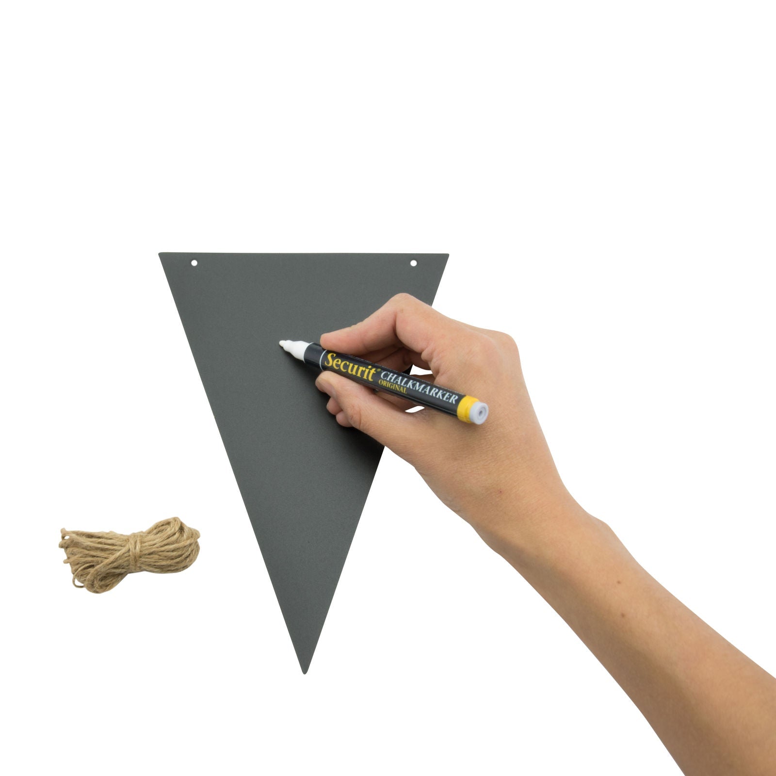 Securit® Wandkreidetafel Silhouette Wimpelkette, 12 Stk., 15x21cm - Wandtafel - Speedjust Schweiz