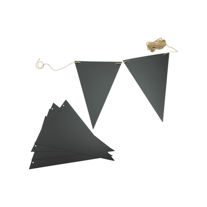 Securit® Wandkreidetafel Silhouette Wimpelkette, 12 Stk., 15x21cm - Wandtafel - Speedjust Schweiz