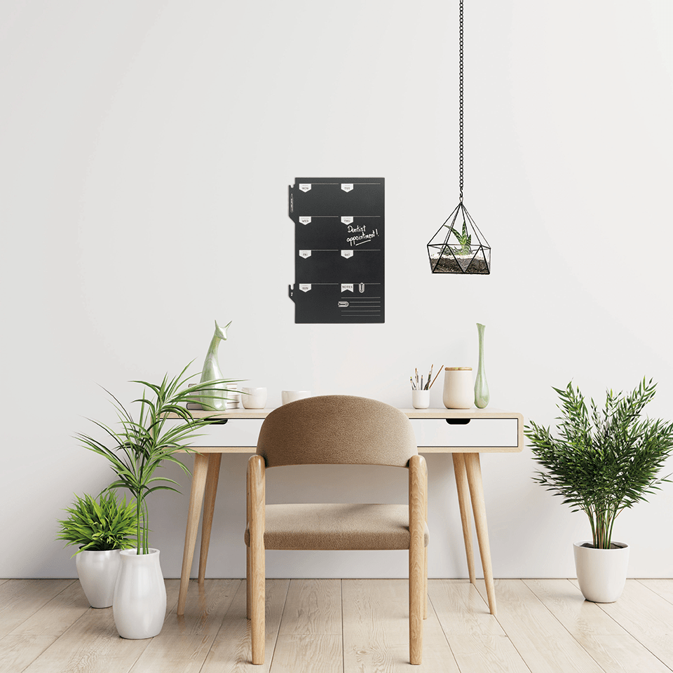 Securit® Wandkreidetafel Silhouette Wochenplaner, 30x50cm - Wandtafel - Speedjust Schweiz