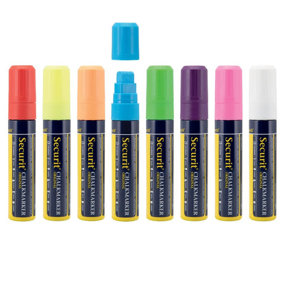 Securit®Kreidemarker, 7 - 15mm, 8er - Set, Farbig - Kreidemarker - Speedjust Schweiz