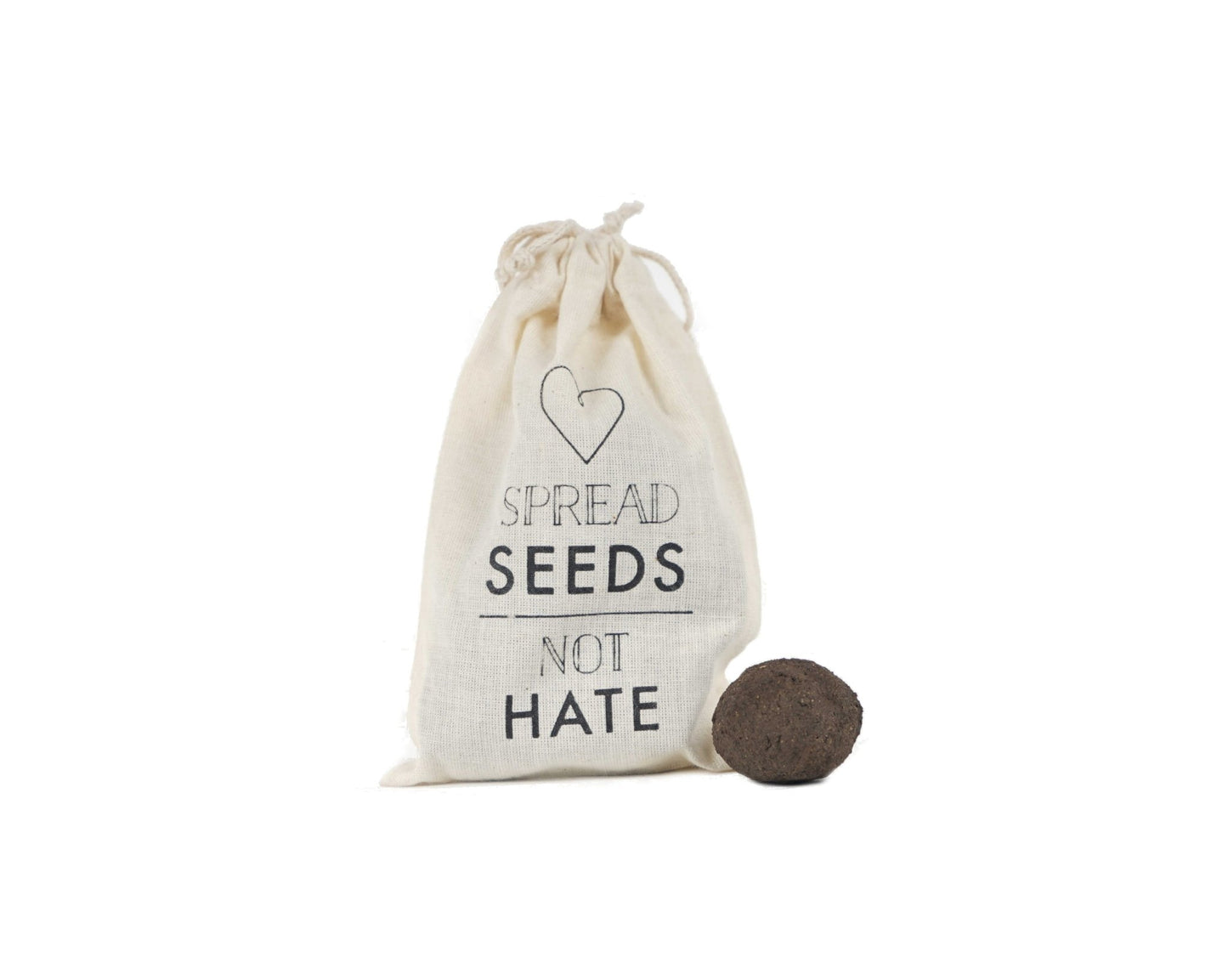 Seedballs SPREAD SEEDS - NOT HATE - Speedjust Schweiz