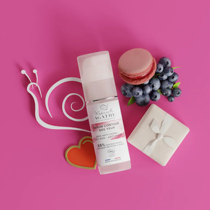 Serum yeux à la bave d'escargot certifié bio - anti-cerne, anti-ride - 30ml - Mademoiselle Agathe