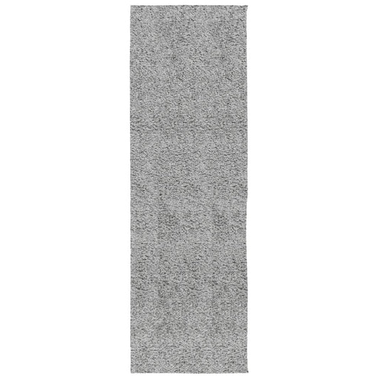 Shaggy - Teppich PAMPLONA Hochflor Modern Grau 80x250 cm - Speedjust Schweiz