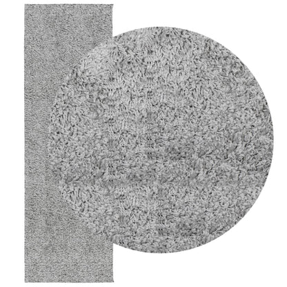 Shaggy - Teppich PAMPLONA Hochflor Modern Grau 80x250 cm - Speedjust Schweiz