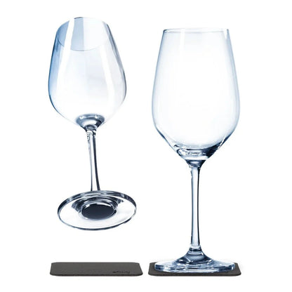 Silwy Magnet-Kristallgläser WEIN 2er-Set
