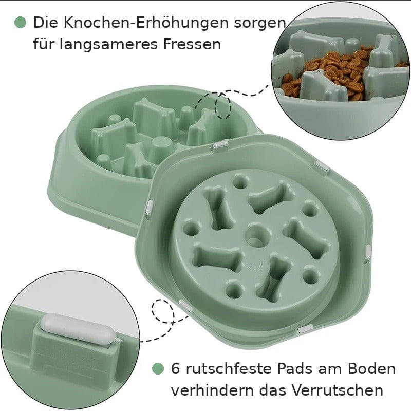 SlowFeed - Anti-Schling-Napf für Hunde