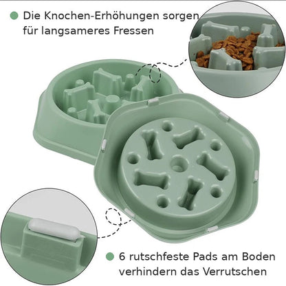 SlowFeed - Anti-Schling-Napf für Hunde