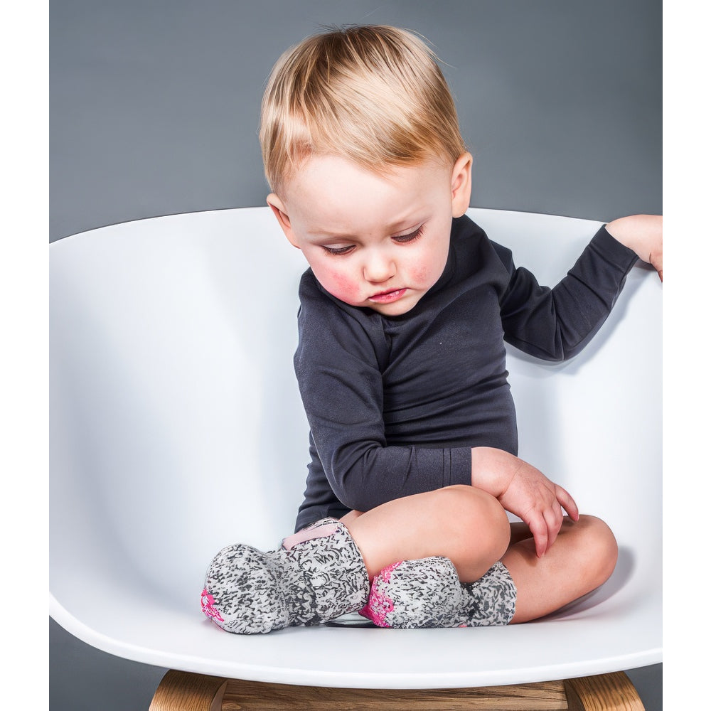 Wolle Babysocken Fairy Tale, Anti-Rutsch, Kniesocke