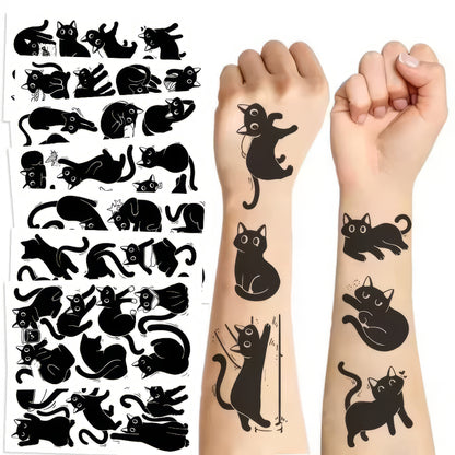 Schwarze Katzen Tattoos