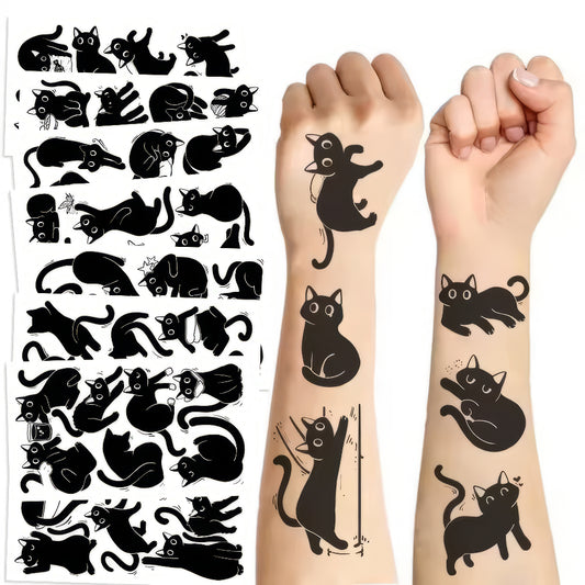 Schwarze Katzen Tattoos