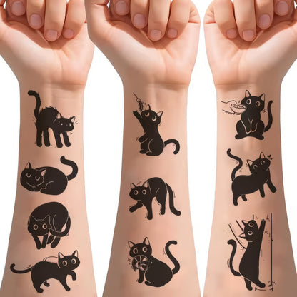 Schwarze Katzen Tattoos