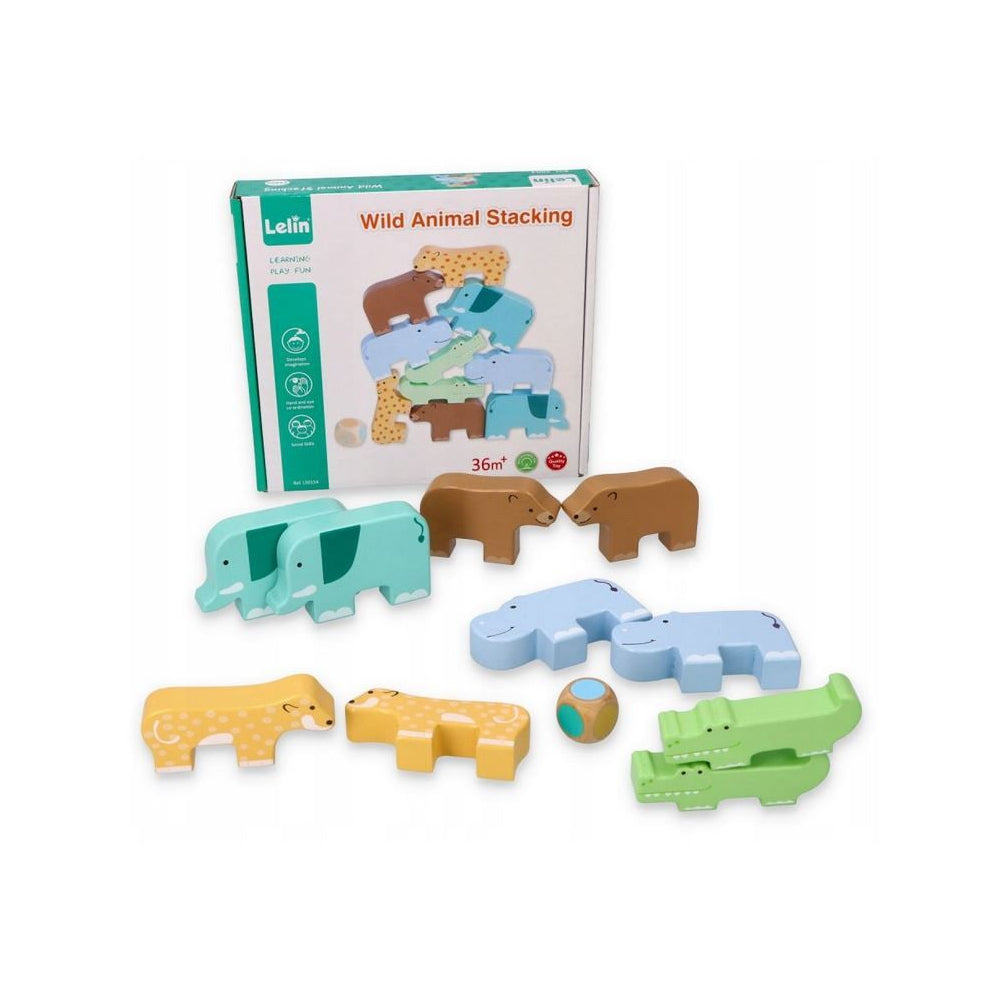 Balancier Spiel Wildtiere