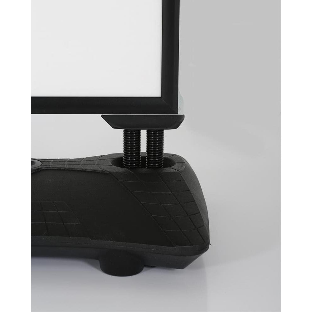 Kundenstopper Alu mit Wassertank, WindPro Budget, Schwarz, Outdoor