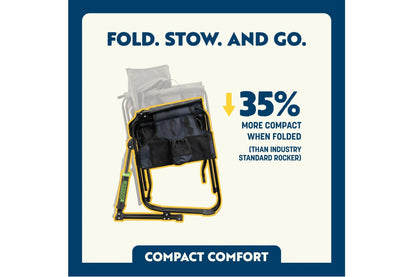 Stow Away Rocker blu navy topo