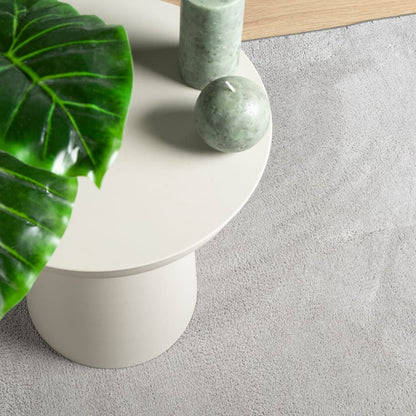 Teppich OVIEDO Kurzflor Grau 100x200 cm - Speedjust Schweiz