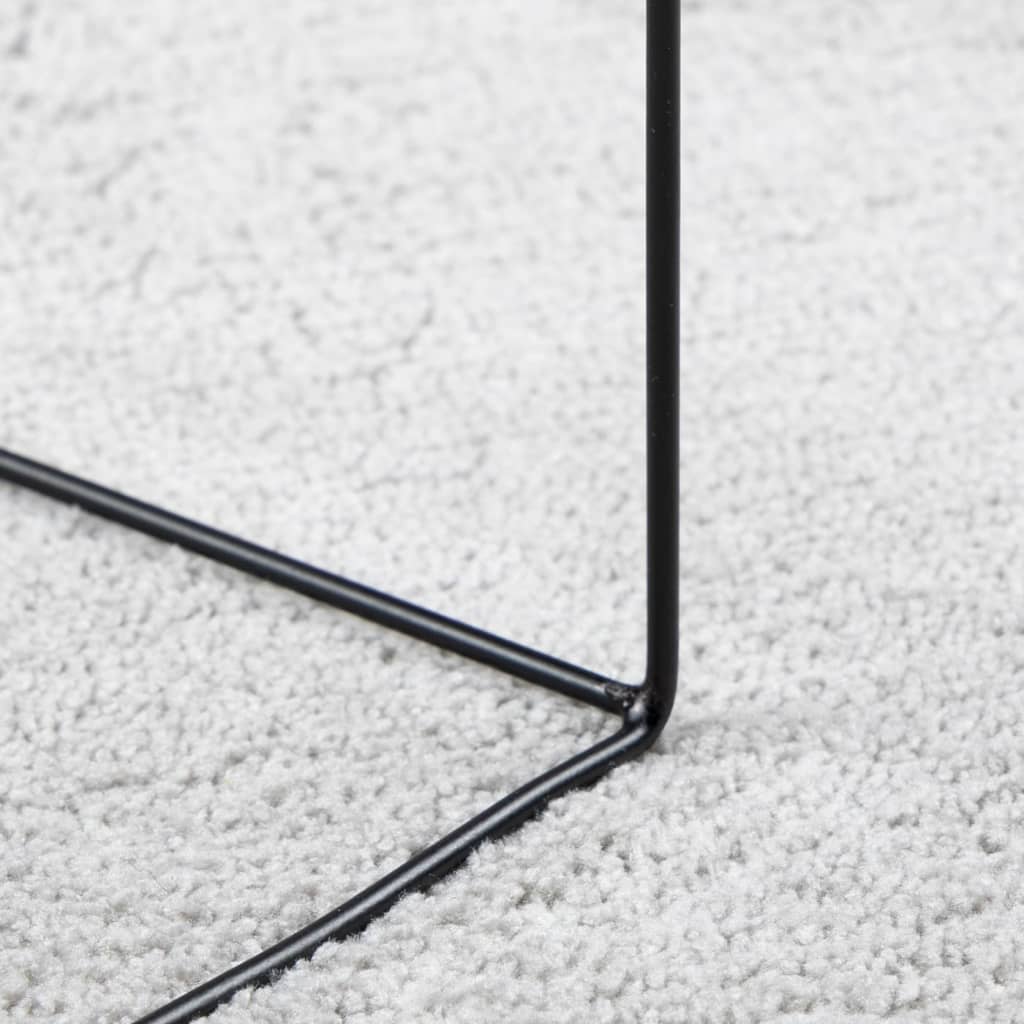 Teppich OVIEDO Kurzflor Grau Ø 100 cm - Speedjust Schweiz