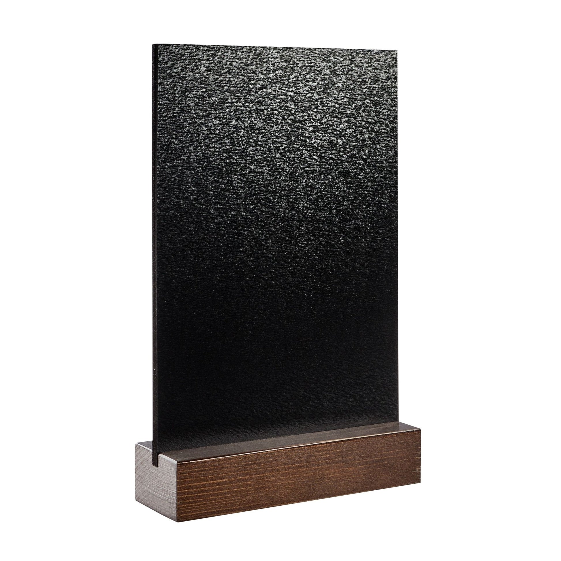 Tischkreidetafel Aufsteller mit Holzsockel - Tischaufsteller / Tags - Speedjust Schweiz