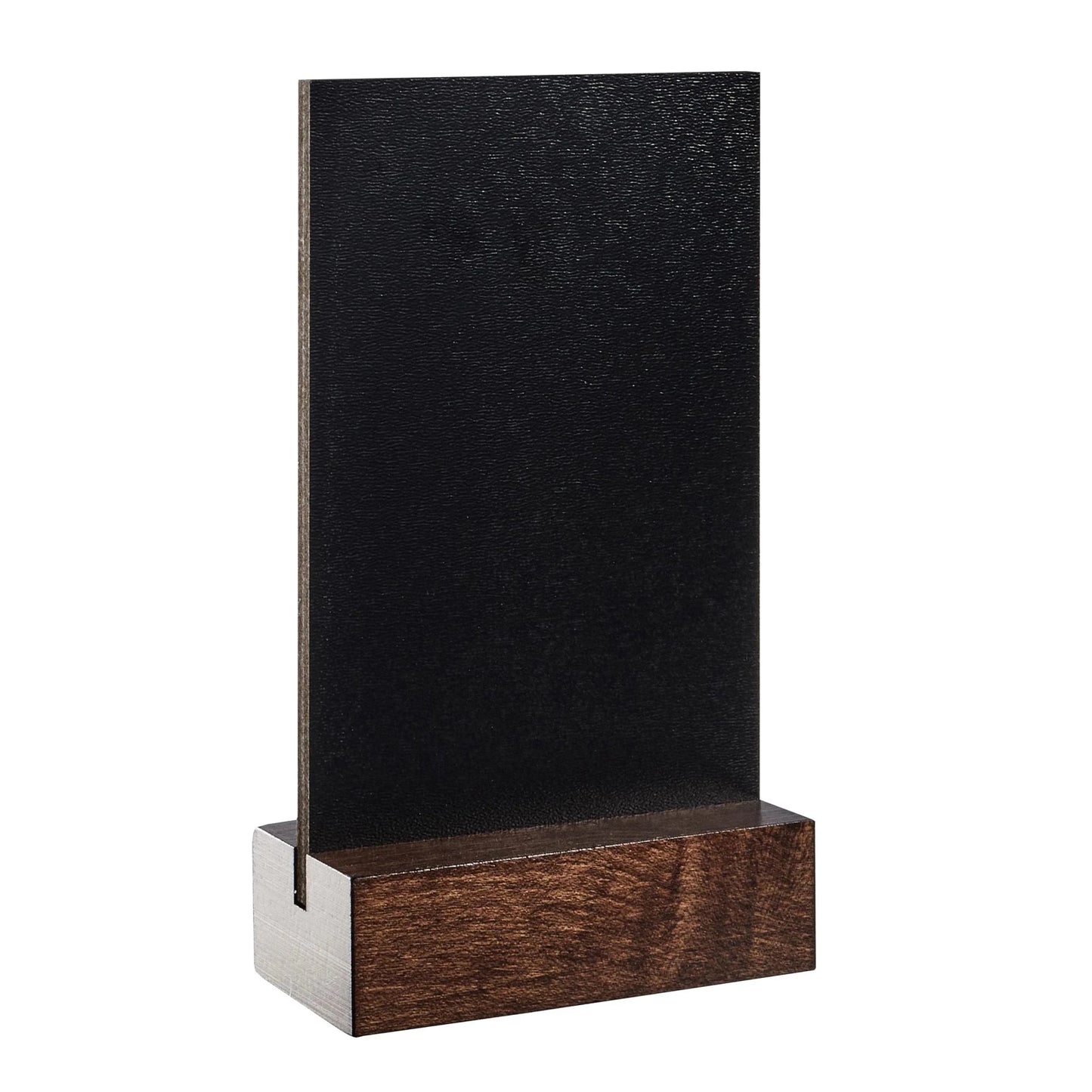 Tischkreidetafel Aufsteller mit Holzsockel - Tischaufsteller / Tags - Speedjust Schweiz