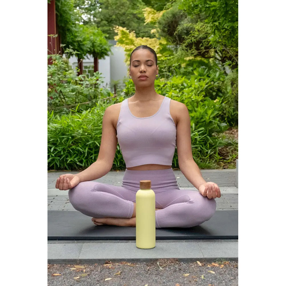 Trinkflasche Edelstahl Wood Edition