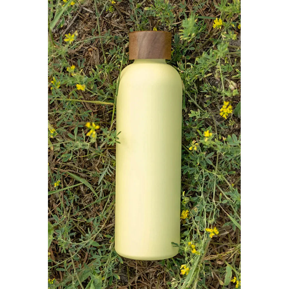 Trinkflasche Edelstahl Wood Edition