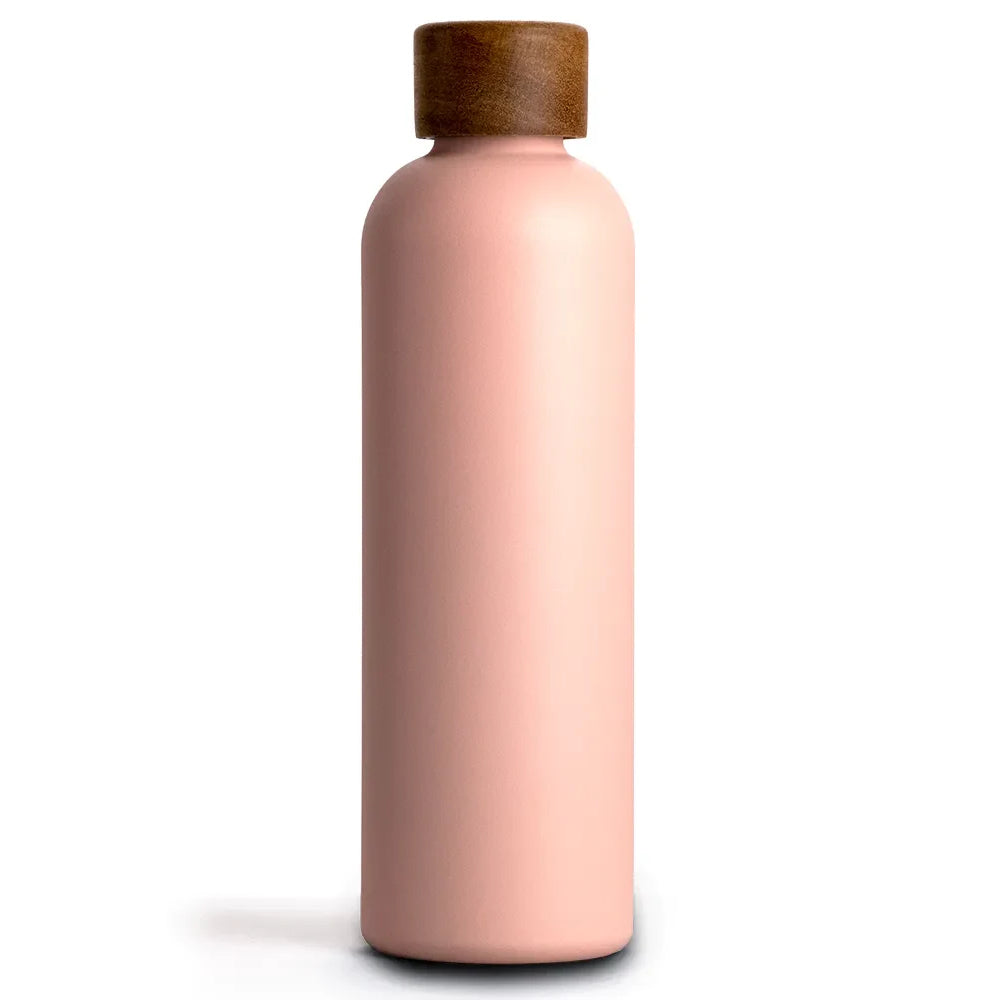 Trinkflasche Edelstahl Wood Edition