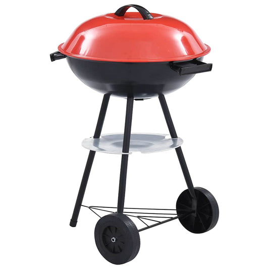 Tragbarer Holzkohlegrill XXL mit Rädern 44 cm - Speedjust Schweiz