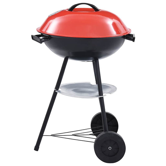 Tragbarer Holzkohlegrill XXL mit Rädern 44 cm - Speedjust Schweiz