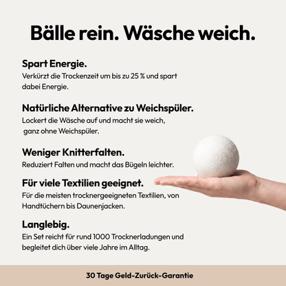 Trocknerbälle - bluu Balls