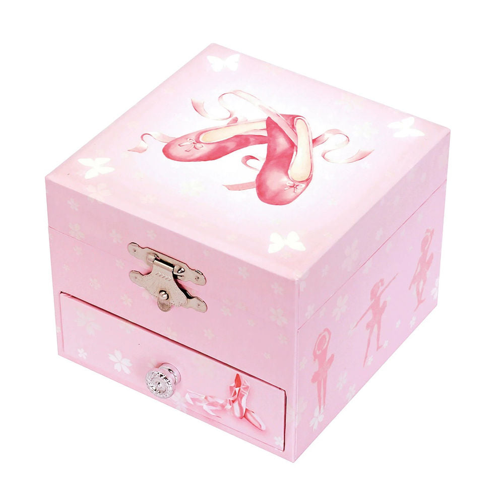 Carillon ballerina con cassetto, fosforescente