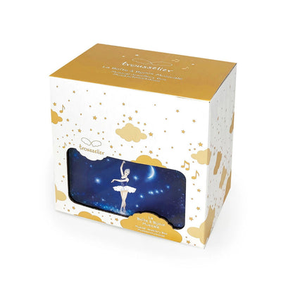 Schatzkiste mit Musik, Ballerina nachtleuchtend