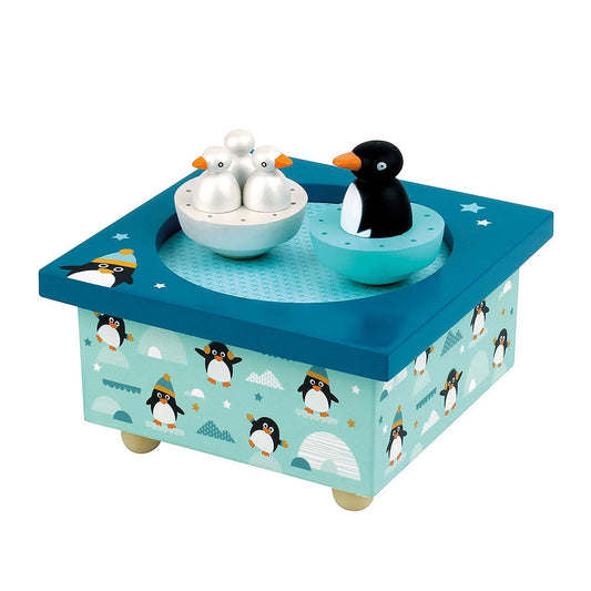 Spieluhr mit tanzenden Pinguine, magnetisch