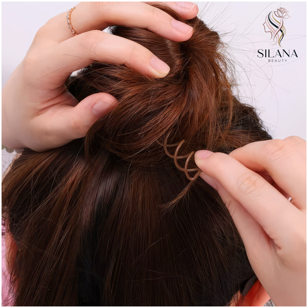 Twister Dutt Spiral Haarnadel, 5er-Set