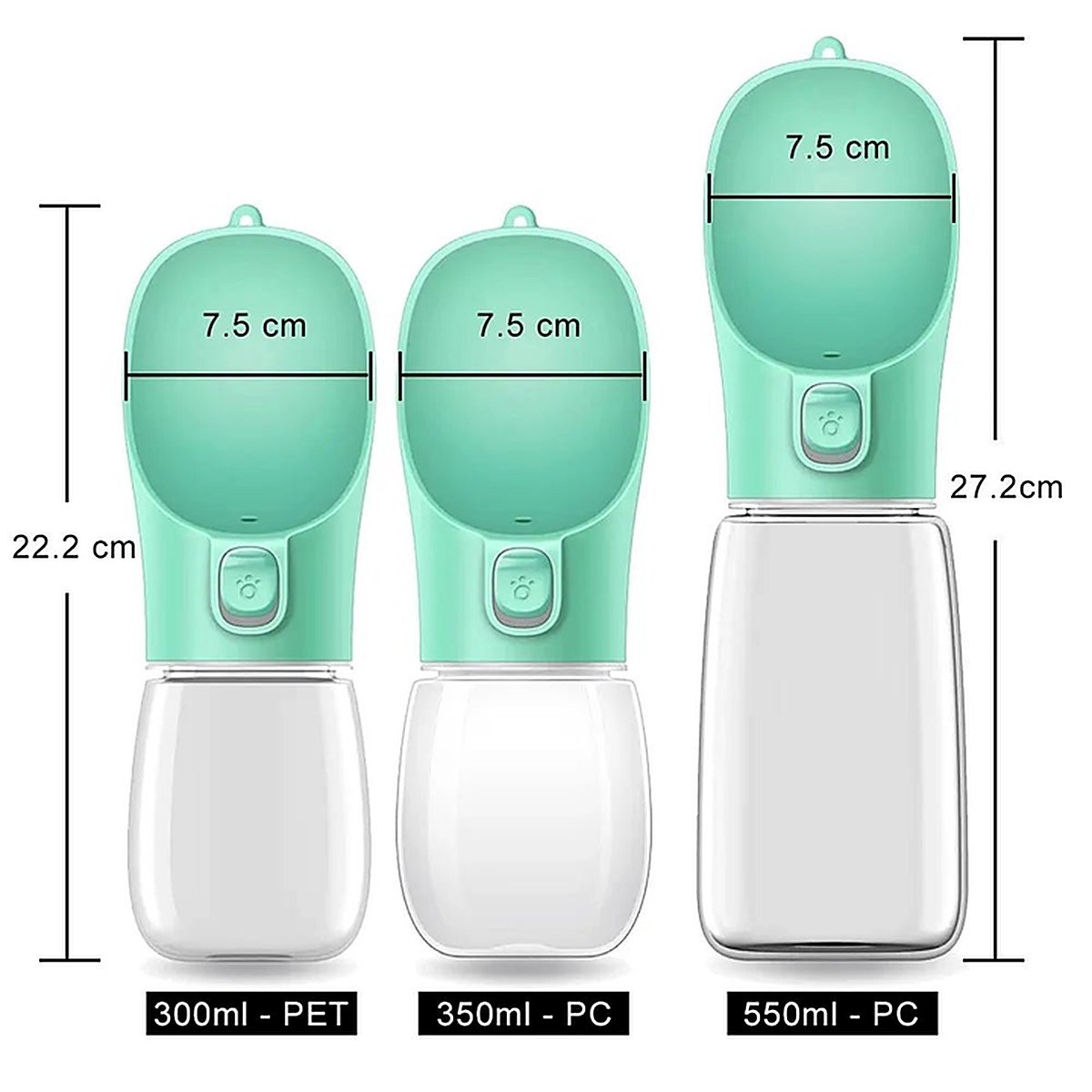 HydroPup - Tragbare Wasserflasche