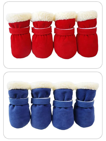 SnowStep - Winterstiefel für Hunde (4er-Set)