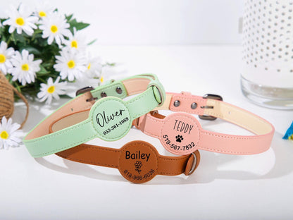 VicoTrack AirTag-Halsband mit Gravur (personalisierbar)
