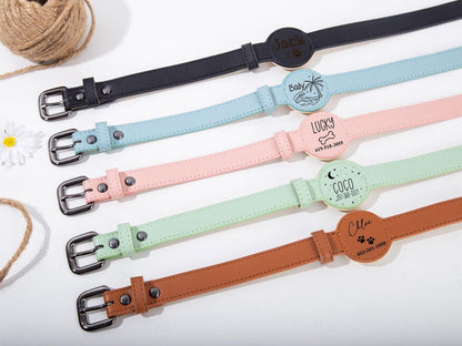 VicoTrack AirTag-Halsband mit Gravur (personalisierbar)