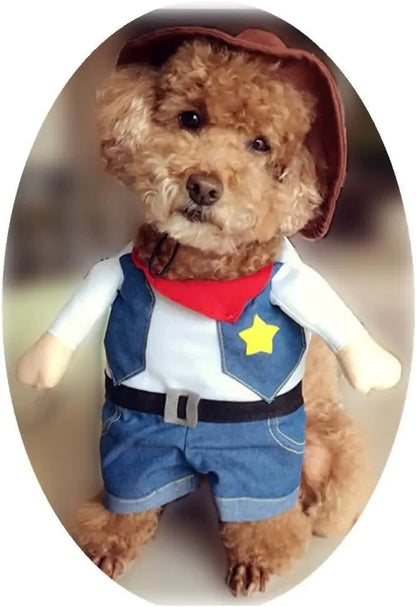 WildWest - Cowboy-Kostüm für Hunde
