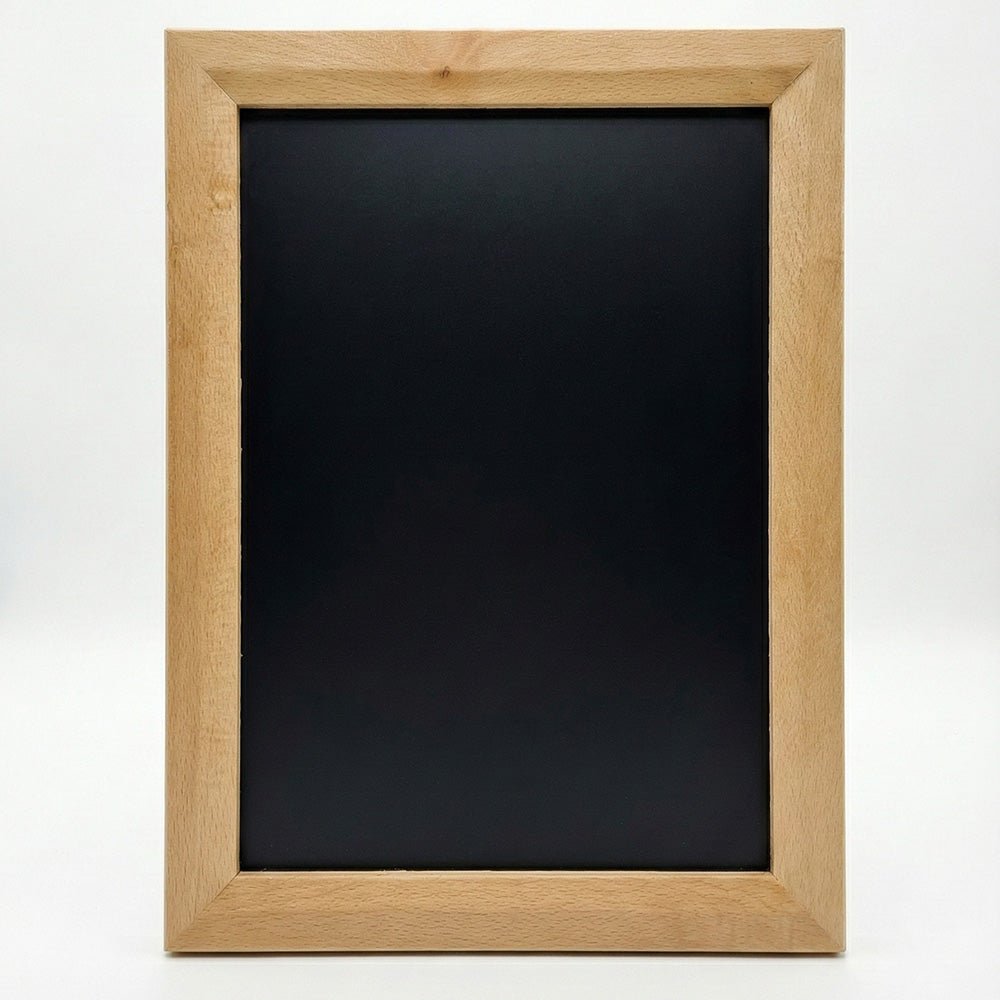 Wandkreidetafel 26 × 35 cm, magnetisch, Holzrahmen Buche – B - Ware / Abverkauf - Wandtafel - Speedjust Schweiz