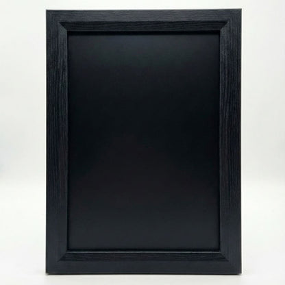 Wandkreidetafel 26 × 35 cm, magnetisch, Holzrahmen Schwarz – B - Ware / Abverkauf - Wandtafel - Speedjust Schweiz