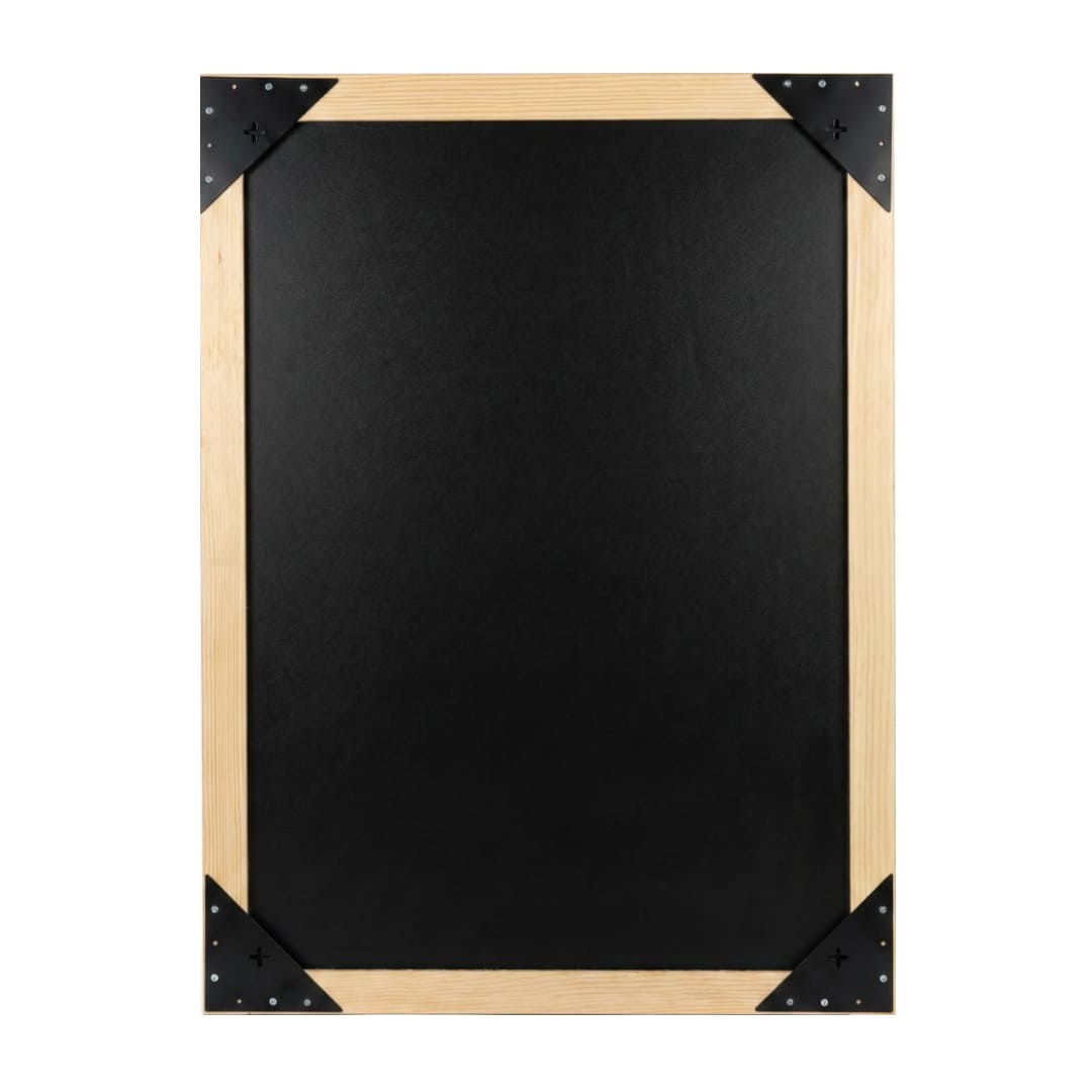 Wandkreidetafel magnetisch 51 × 68 cm, Holzrahmen Natur – B - Ware / Abverkauf / Einzelstücke - Wandtafel - Speedjust Schweiz