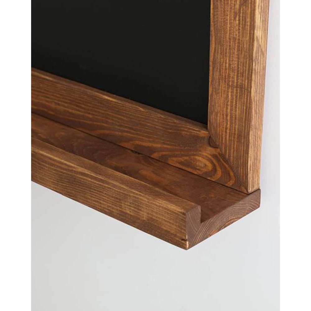 Wandkreidetafel Magnetisch mit Holzrahmen, Dunkel, 70x50cm - Wandtafel - Speedjust Schweiz